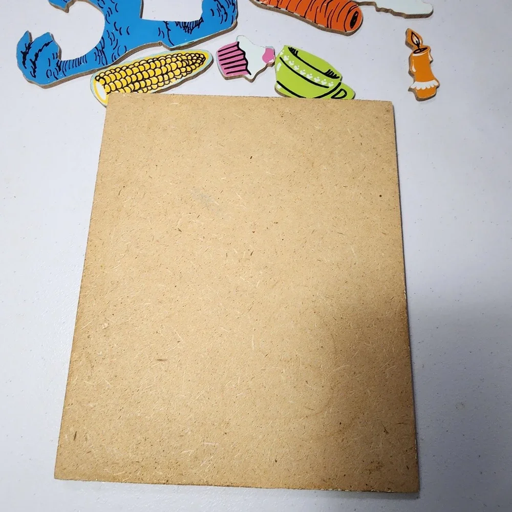 Vintage 1973 Playskool Sesame Street Cookie Monster C Wood Tray Puzzle 315-4